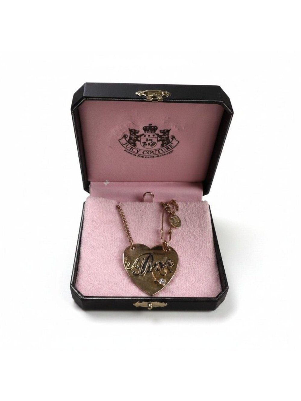 Y2k Juicy Couture Vintage Heart Pendant Necklace - New in Box